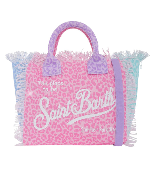 saint barth borsa leopardata