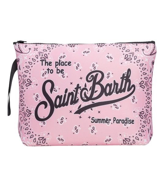 pochette bandana rosa mc2 saint barth